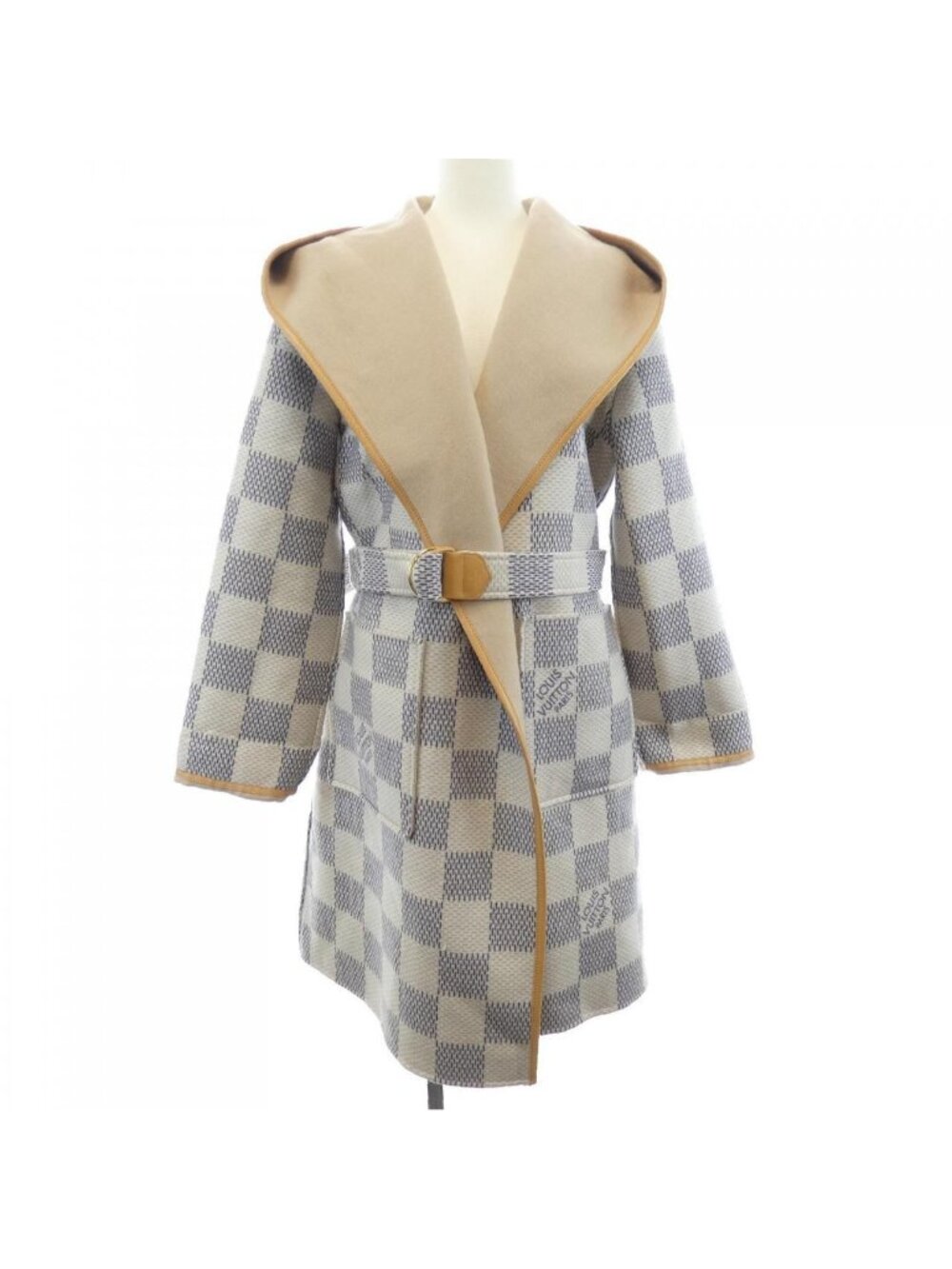 Louis Vuitton Reversible Damier Azur Coat